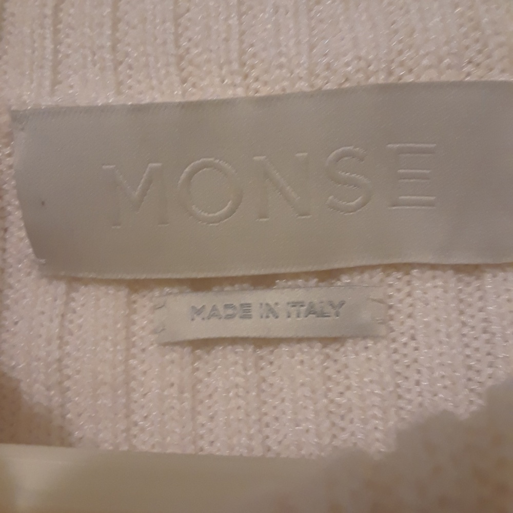 Monse cold shoulder sweater with ties